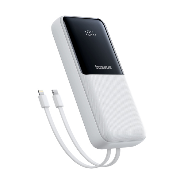 Портативный внешний аккумулятор Baseus Lipow 20000mAh 22.5W White (P10079102213-00)