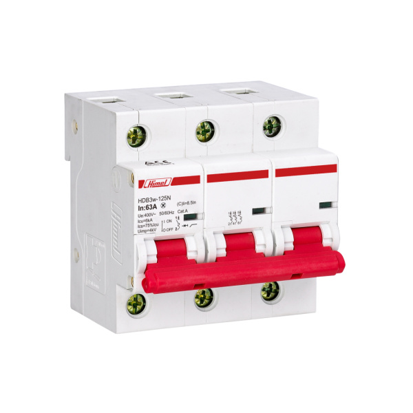Автоматический выключатель Himel HDB3w-125 3Р 125А С 10кА