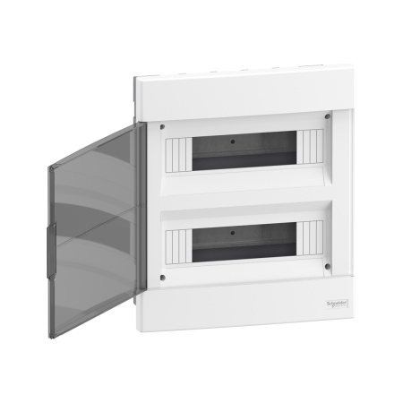 Щит встроенный SE EZ9EUA212 24 модуля дымчатая дверь в интернет магазине Stels.kz