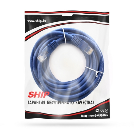 Патч Корд SHIP Cat.6 UTP LSZH RJ-45 10 м S6025BL1000-P в интернет магазине Stels.kz
