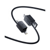 Интерфейсный кабель Baseus Versatile Two-for-Two U+C to C+L 60W 2m Black (P10383000121-02) в интернет магазине Stels.kz