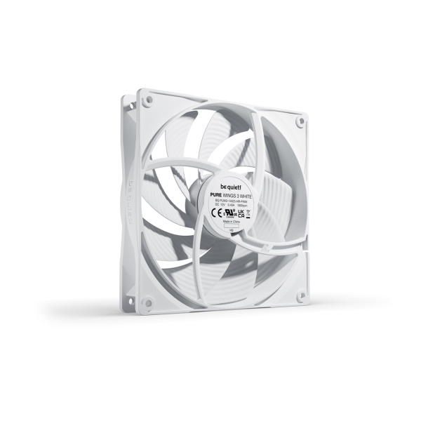Вентилятор для компьютерного корпуса Bequiet! Pure Wings 3 140mm PWM high-speed White в интернет магазине Stels.kz