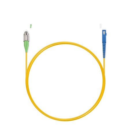 Патч Корд Оптоволоконный FC/APC-SC/UPC SM 9/125 Simplex 3.0мм 1 м в интернет магазине Stels.kz