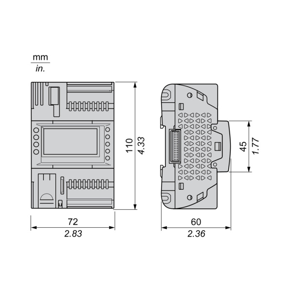 ПЛК М172 SE TM172PDG18R M172 дисплей 18 I/O ETH 2 MODBUS в интернет магазине Stels.kz