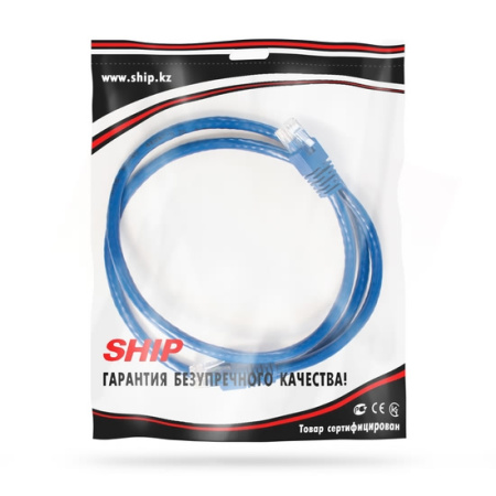 Патч Корд SHIP Cat.6 UTP LSZH RJ-45 1 м S6025BL0100-P в интернет магазине Stels.kz