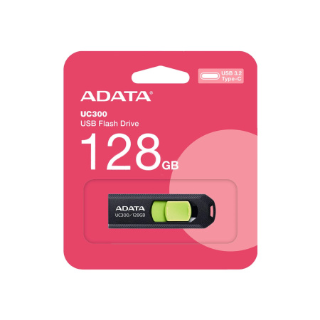 USB-накопитель ADATA ACHO-UC300-128G-RBK/GN 128GB в интернет магазине Stels.kz