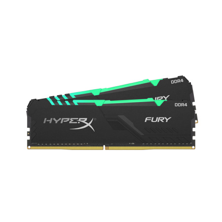 Комплект модулей памяти Kingston HyperX Fury RGB HX426C16FB3AK2/16 DDR4 16G (2x8G) 2666MHz в интернет магазине Stels.kz