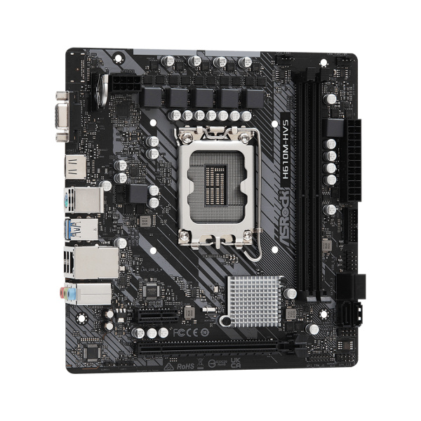 Материнская плата ASRock H610M-HVS в интернет магазине Stels.kz