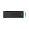 USB-накопитель Kingston DTXG2/128GB 128GB Чёрный/Голубой