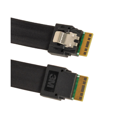 Кабель интерфейсный SFF-8654 (x8) 2xSFF-8654 Supermicro CBL-SAST-1276F-100 в интернет магазине Stels.kz