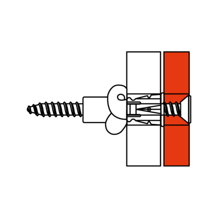 Саморез DKC CM06541 3.5х50 мм с дюбелем F6 в интернет магазине Stels.kz