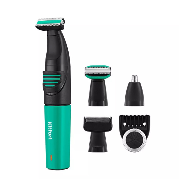 Триммер Kitfort "3 в 1" КТ-3139-2 черно-зеленый