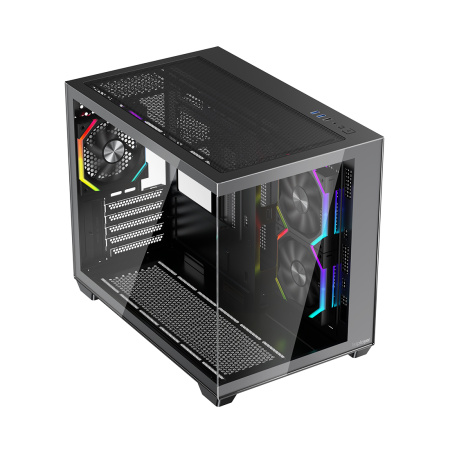 Компьютерный корпус 1STPLAYER BV6 Black без Б/П в интернет магазине Stels.kz