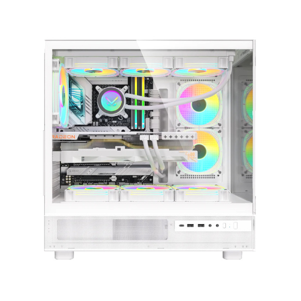 Компьютерный корпус Formula V Crystal Z8 FLOE White без Б/П в интернет магазине Stels.kz