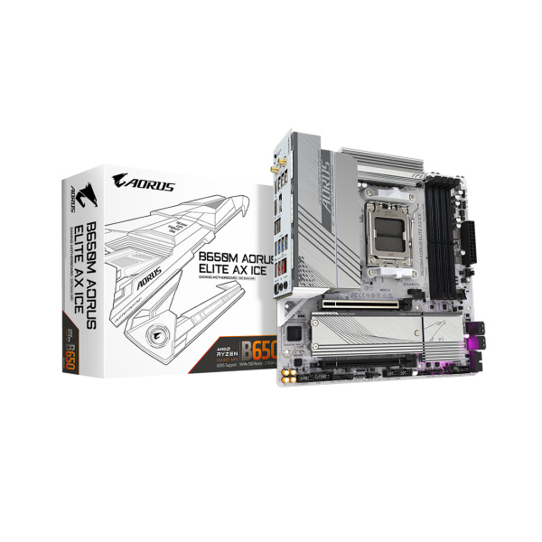Материнская плата Gigabyte B650M A ELITE AX ICE Материнская плата Gigabyte B650M A ELITE AX ICE