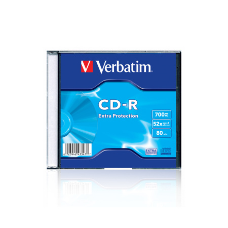 Диск CD-R Verbatim (43347) 700MB 1штук Незаписанный в интернет магазине Stels.kz