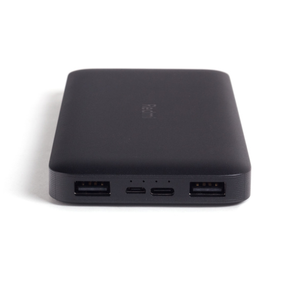 Портативный внешний аккумулятор Xiaomi Redmi Power Bank 10000mAh Черный в интернет магазине Stels.kz