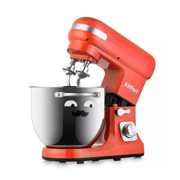Планетарный миксер Kitfort КТ-3416-1 красный Планетарный миксер Kitfort КТ-3416-1 красный