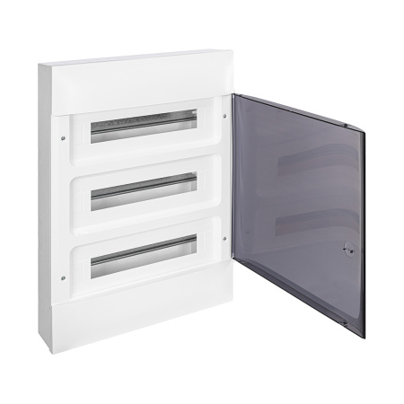 Щит навесной Legrand Practibox S 3х18 IP40 Дымчатая дверь в интернет магазине Stels.kz