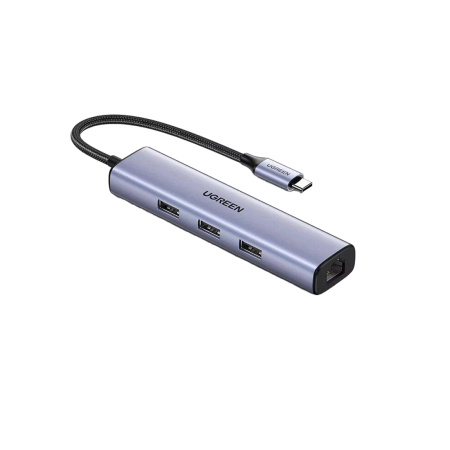 Мультифункциональный адаптер Ugreen CM475/60600 Type-C 4 в 1 Серый в интернет магазине Stels.kz