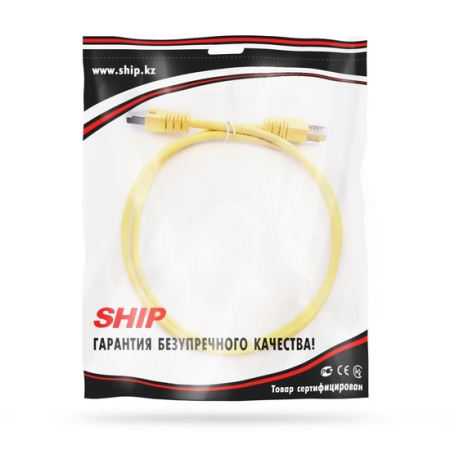 Патч Корд SHIP Cat.5e FTP LSZH RJ-45 1.5 м S4025YL0150-P в интернет магазине Stels.kz