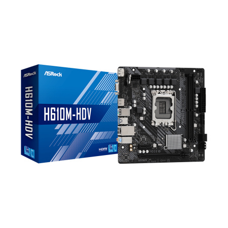 Материнская плата ASRock H610M-HDV Материнская плата ASRock H610M-HDV