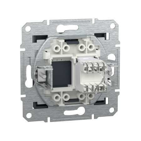 Розетка компьютерная SE EPH4300171 Asfora RJ45 кат. 5е механизм антрацит в интернет магазине Stels.kz