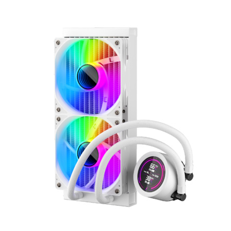 Кулер с водяным охлаждением 1STPLAYER TS4 240 WHITE в интернет магазине Stels.kz