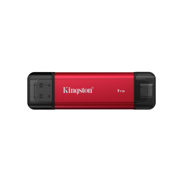Внешний SSD диск Kingston 1TB Dual Portable Красный