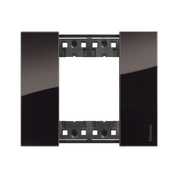 Рамка декоративная Bticino KA4802DG Living Now 2 модуля "Ночь"
