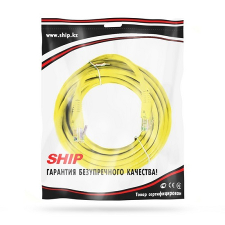 Патч Корд SHIP Cat.5e UTP LSZH RJ-45 7.5 м S3025YL0750-P в интернет магазине Stels.kz