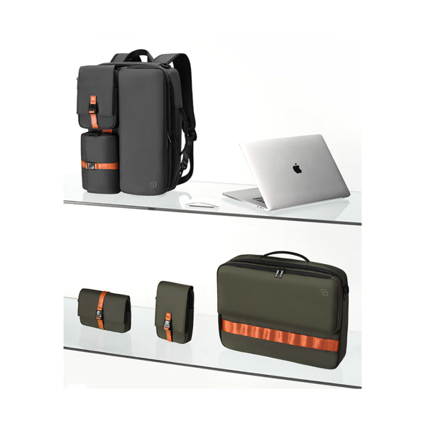 Рюкзак NINETYGO 3 in 1 Delachable Backpack Темно-серый в интернет магазине Stels.kz