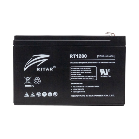 Купить не дорого Аккумуляторная батарея Ritar RT1280 12В 8 Ач в интернет магазине Stels.kz Аккумуляторная батарея Ritar RT1280 12В 8 Ач в интернет магазине Stels.kz