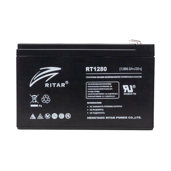 Купить не дорого Аккумуляторная батарея Ritar RT1280 12В 8 Ач в интернет магазине Stels.kz Аккумуляторная батарея Ritar RT1280 12В 8 Ач в интернет магазине Stels.kz