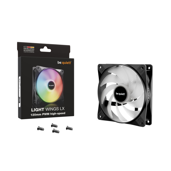 Вентилятор для компьютерного корпуса Bequiet! Light Wings LX 120mm PWM high-speed в интернет магазине Stels.kz