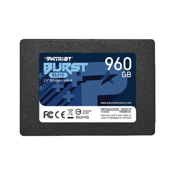 Твердотельный накопитель SSD Patriot Burst Elite 960GB SATA Твердотельный накопитель SSD Patriot Burst Elite 960GB SATA