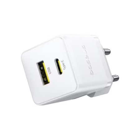 Адаптер питания Baseus Palm C+U 30W White (P1011160A213-00) в интернет магазине Stels.kz