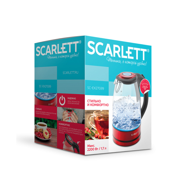 Купить не дорого Чайник электрический Scarlett SC-EK27G99 в интернет магазине Stels.kz Чайник электрический Scarlett SC-EK27G99 в интернет магазине Stels.kz