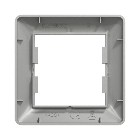 Рамка SE EPH5800161 Asfora 1 постовая алюминий в интернет магазине Stels.kz