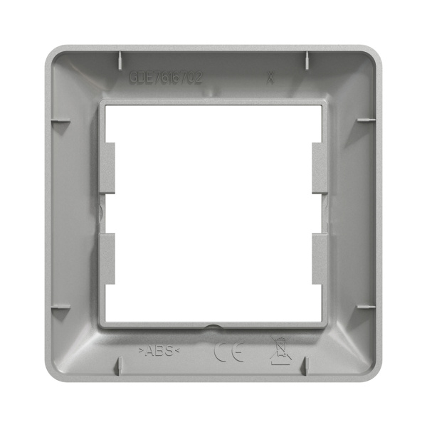 Рамка SE EPH5800161 Asfora 1 постовая алюминий в интернет магазине Stels.kz