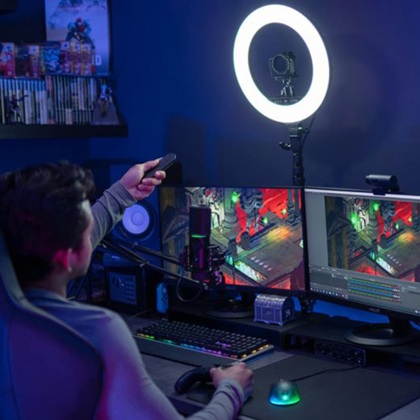 Кольцевая светодиодная лампа Streamplify Light 14 в интернет магазине Stels.kz