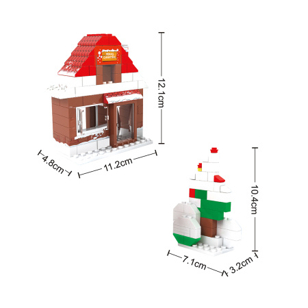 Игровой конструктор Keyixing 24401 МИР ЧУДЕС (134 детали в наборе) в интернет магазине Stels.kz