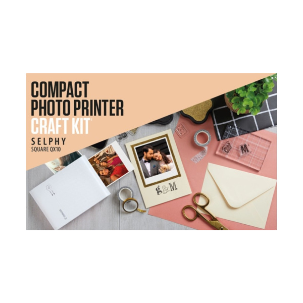 Фотопринтер Canon SELPHY SQUARE QX10 Craft Kit White (4108C026AA) в интернет магазине Stels.kz