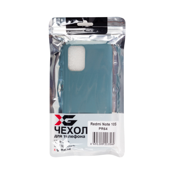 Чехол для телефона X-Game XG-PR64 для Redmi Note 10S TPU Мятный в интернет магазине Stels.kz