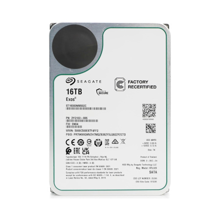 Жесткий диск Seagate Exos X16 ST16000NM002C 16TB SATA3 в интернет магазине Stels.kz