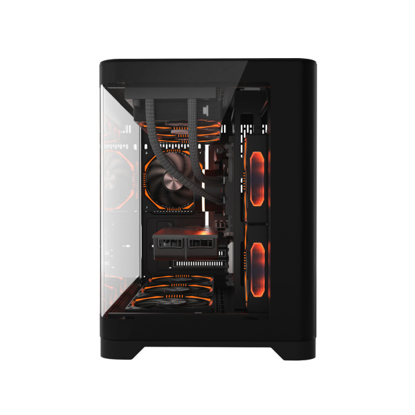 Компьютерный корпус 1STPLAYER UV6 BLACK без Б/П в интернет магазине Stels.kz