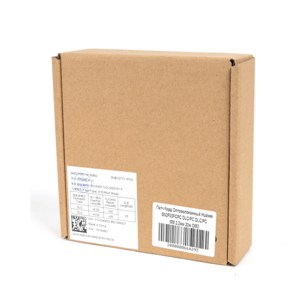 Патч Корд Оптоволоконный Huawei SN2F03FCPC DLC/PC DLC/PC MM 2.2мм 20м OM3 в интернет магазине Stels.kz