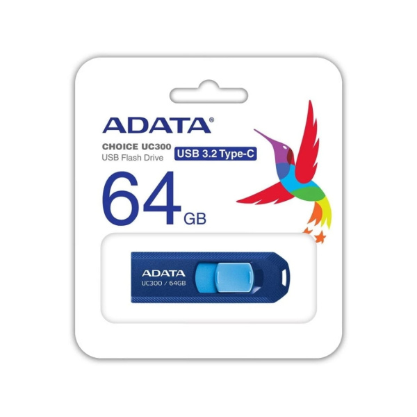 USB-накопитель ADATA ACHO-UC300-64G-RNB/BU 64GB в интернет магазине Stels.kz