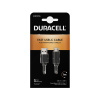 Интерфейсный кабель Duracell USB5031A USB-A to USB-C Черный в интернет магазине Stels.kz