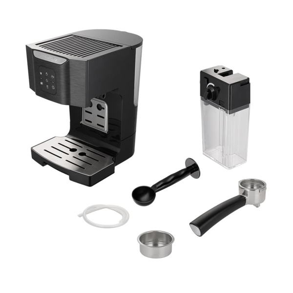 Кофеварка рожковая Redmond RCM-1511 Черный / хром Кофеварка рожковая Redmond RCM-1511 Черный / хром